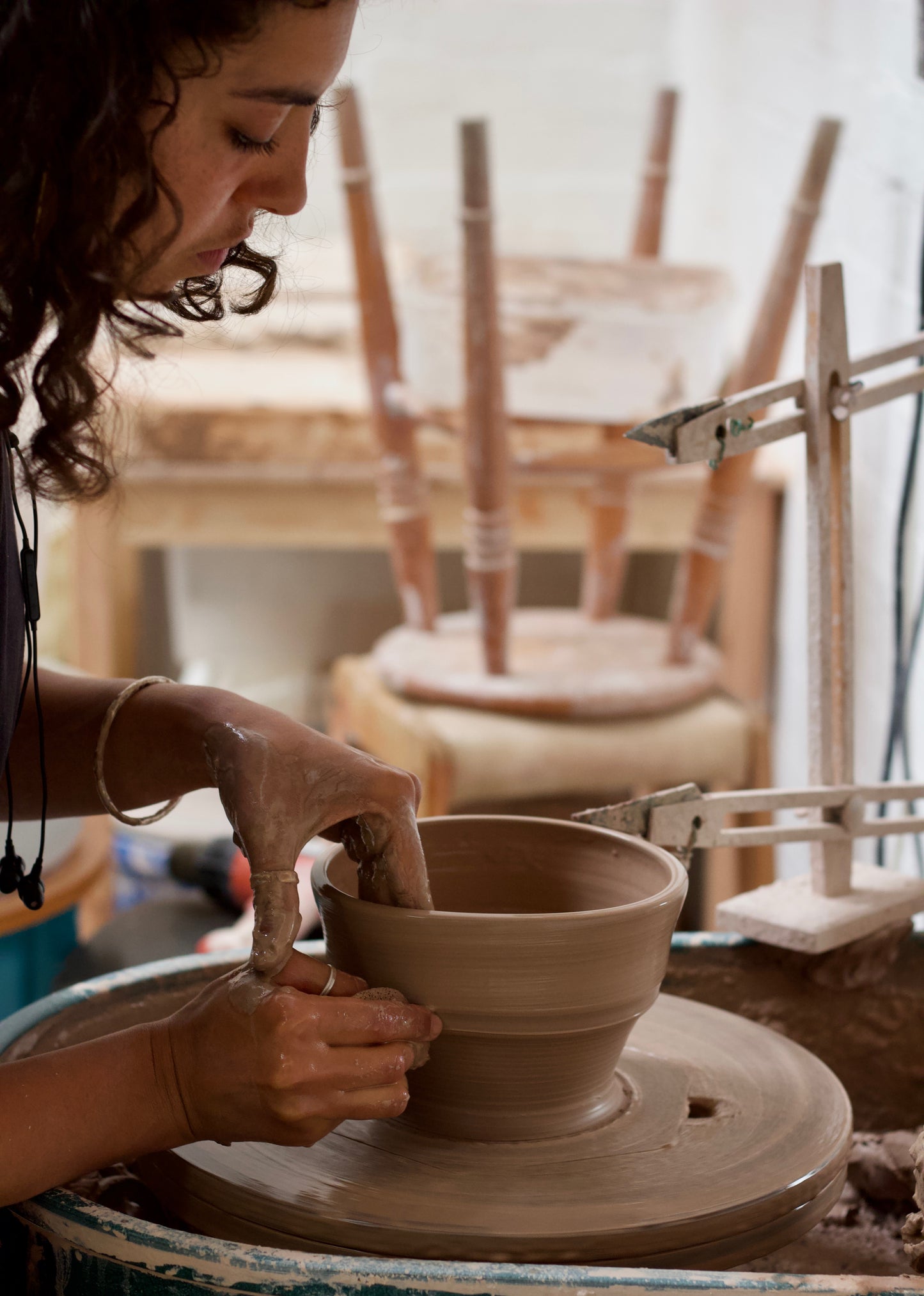 Wheel Throwing Pottery Workshop for 2